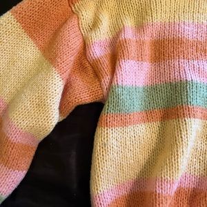 shein cropped knit sweater